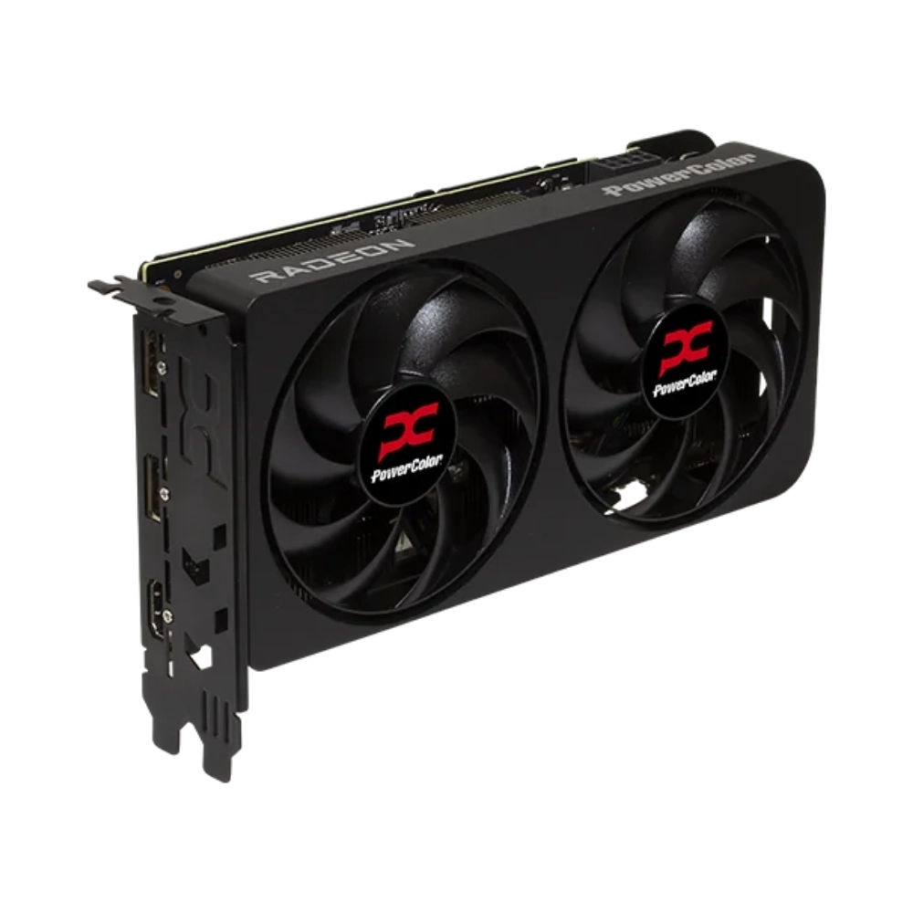 PowerColor Graphic Card AMD Radeon RX9050 Reaper 8GB DDR6 Dual Fan view 3